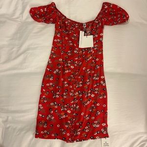 RAT & BOA button down mini dress